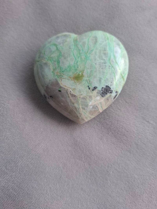 Maansteen groen hart