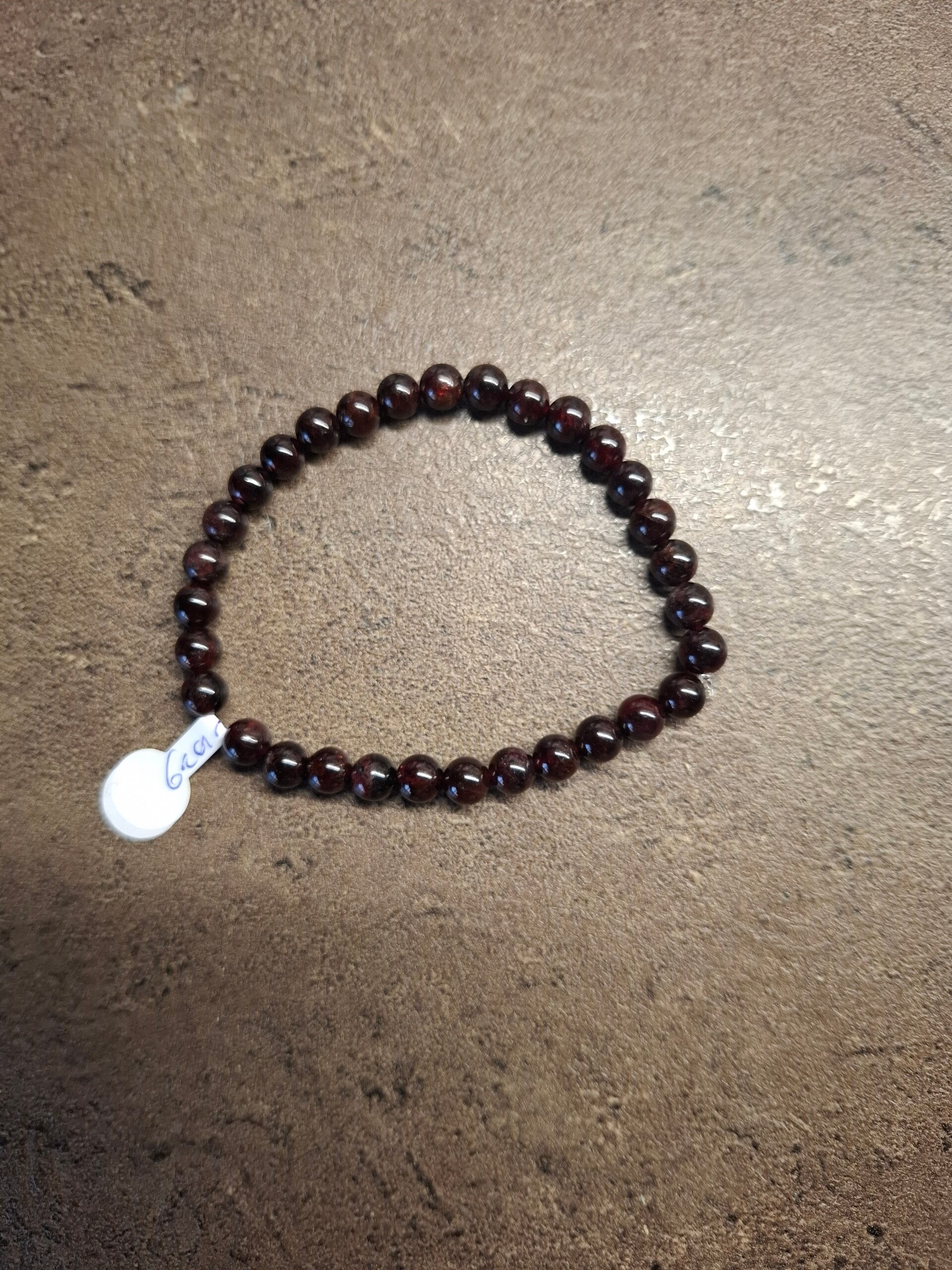 Granaat armband 6mm