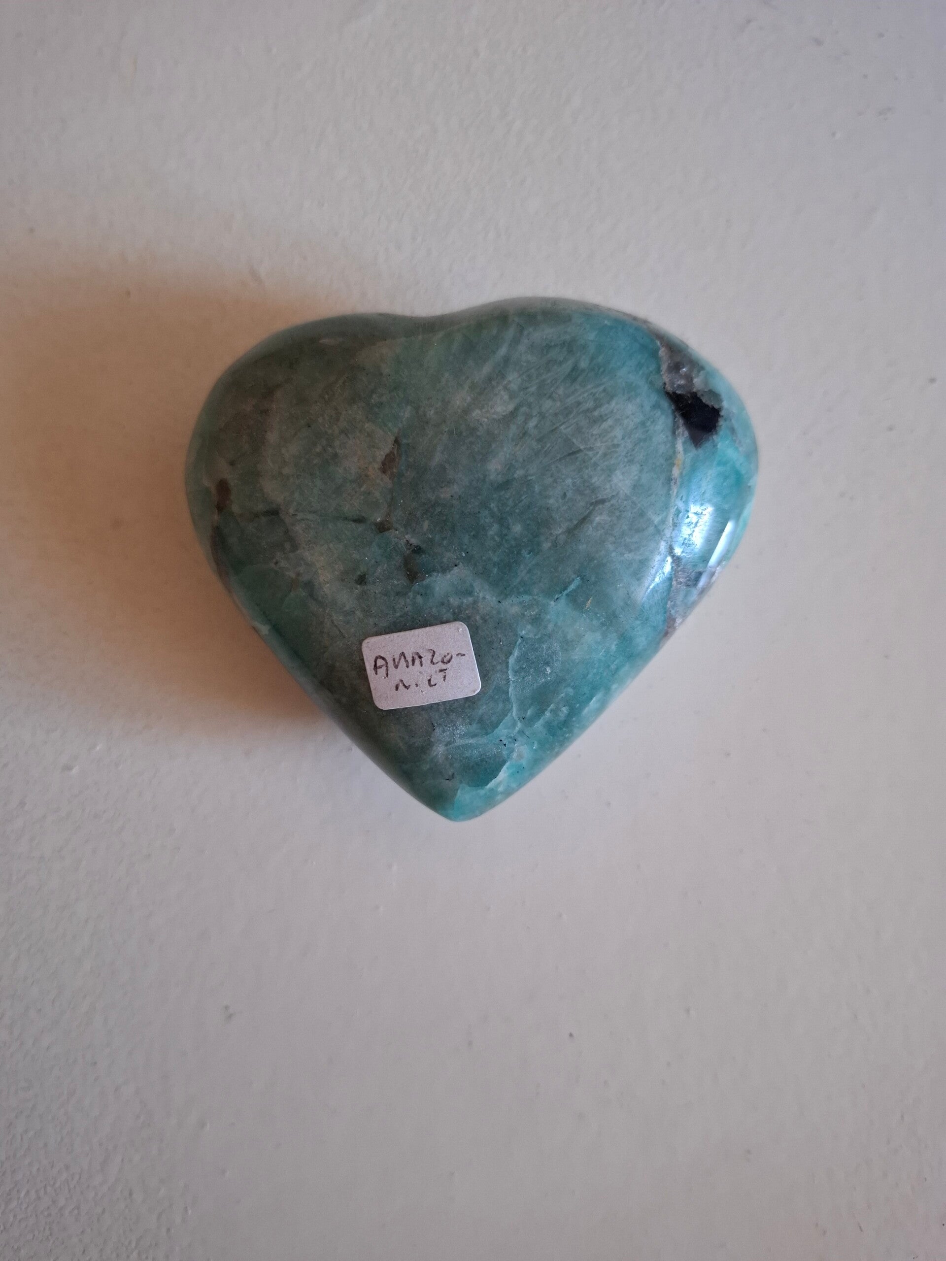 Amazoniet hart groot