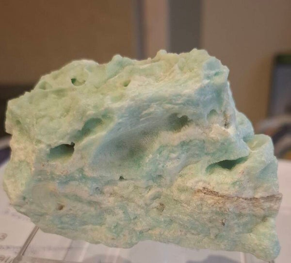 Aragoniet blauw ruw stuk