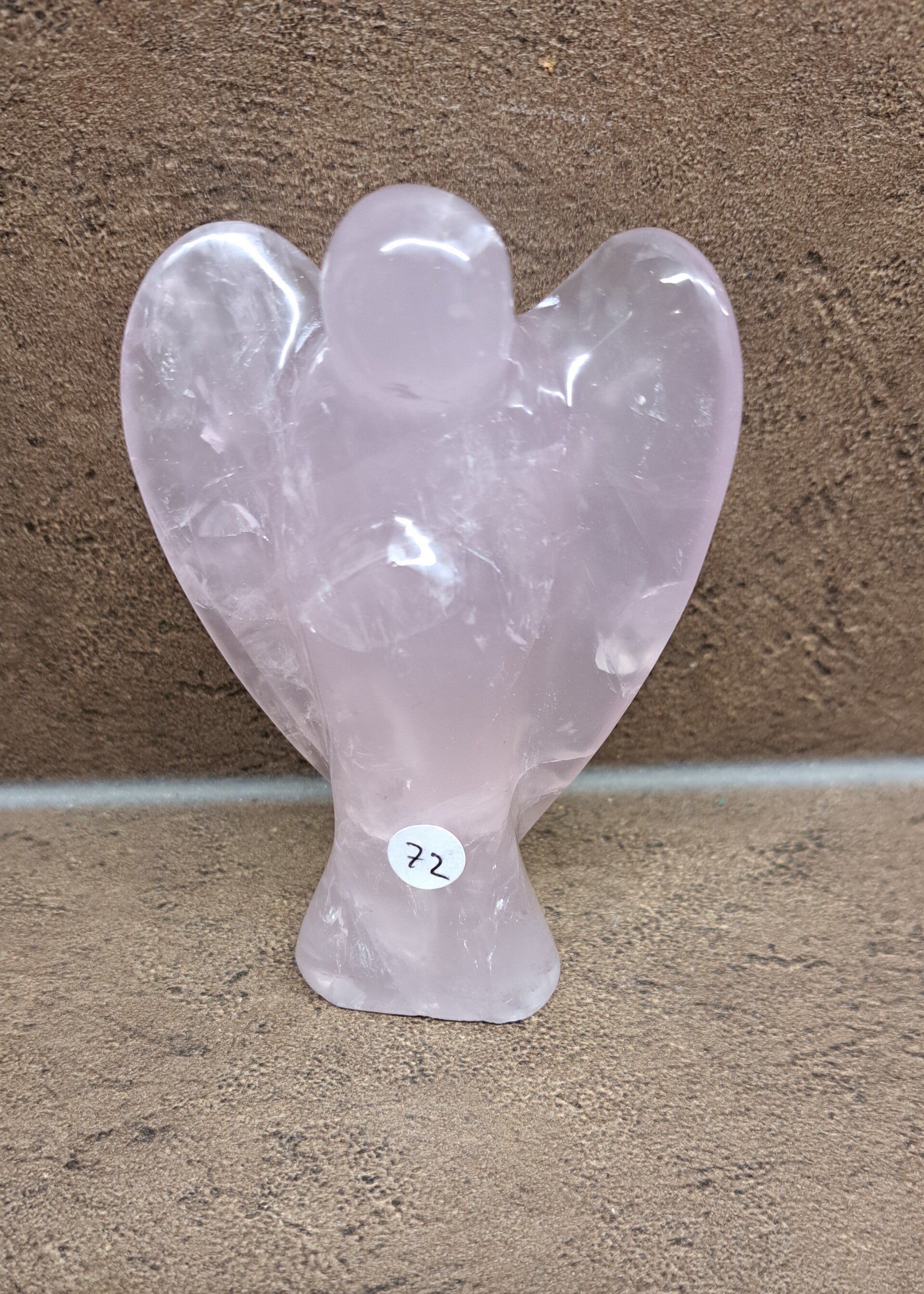 Rozenkwarts engel 10cm