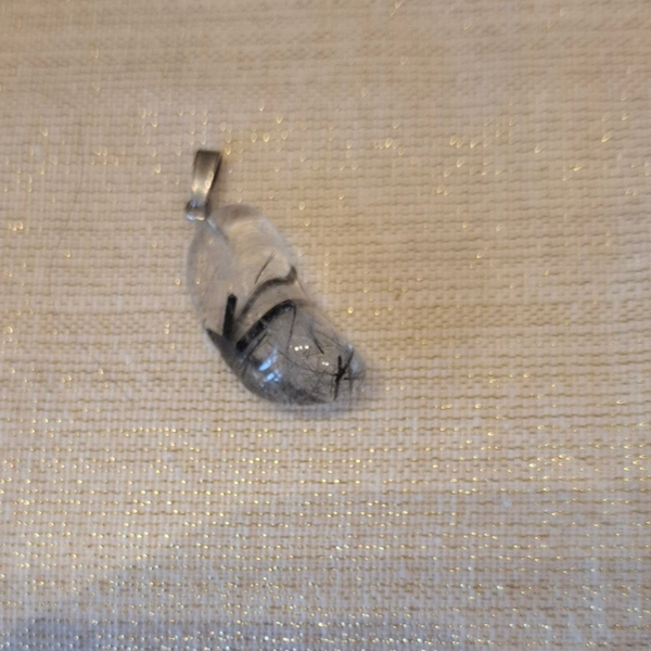 Toermalijn kwarts hanger