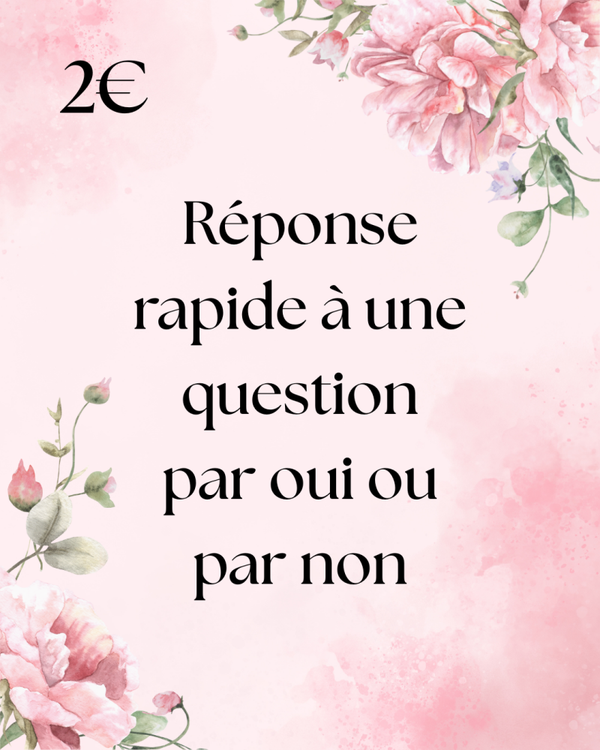Réponse rapide par oui ou par non