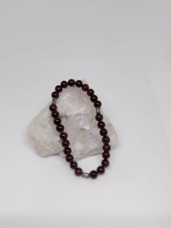 Bracelet Grenat Almandin 16cm