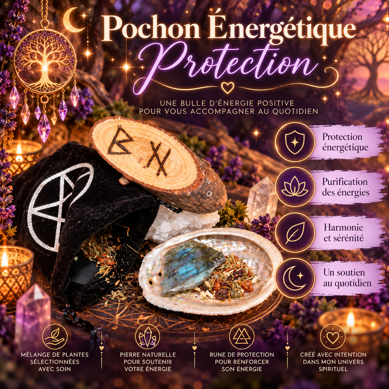 Pochon énergétique : Protection