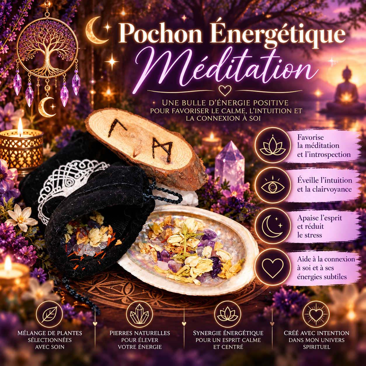 Pochon énergétique Méditation
