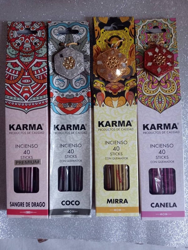 Packs de4 paquetes  inciensos