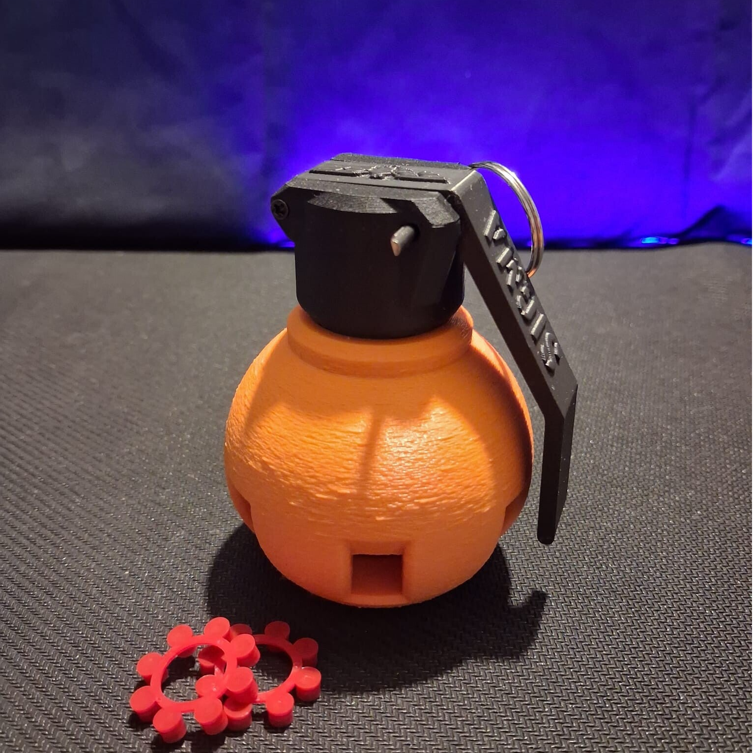 Sigma Arms Trident Sound-Granate Wiederverwendbar Schwarz/Orange