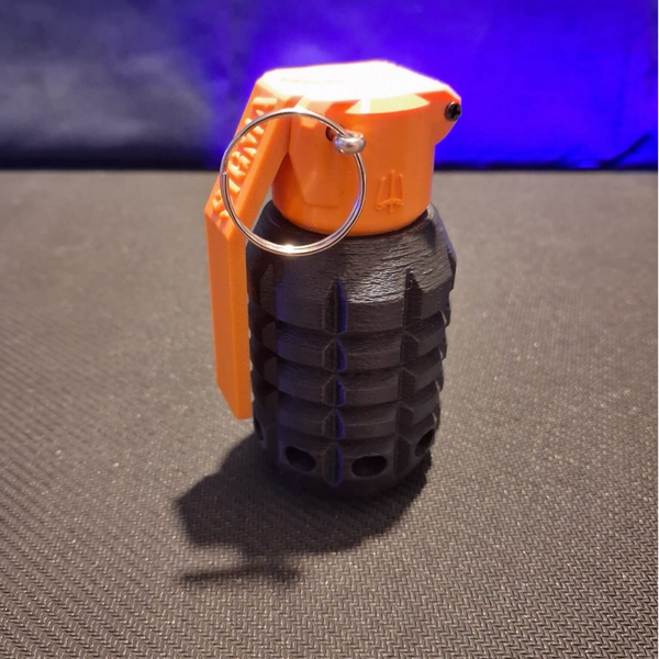 Sigma Arms Trident Sound-Granate Wiederverwendbar Orange/Schwarz