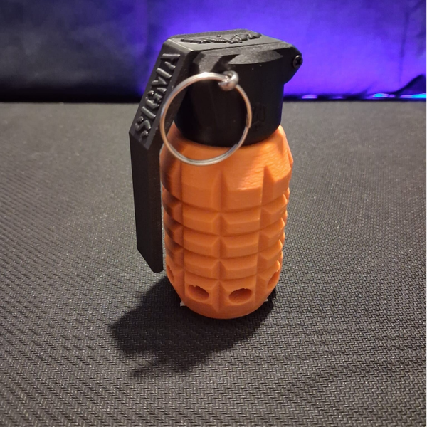 Sigma Arms Trident Sound-Granate Wiederverwendbar Schwarz/Orange