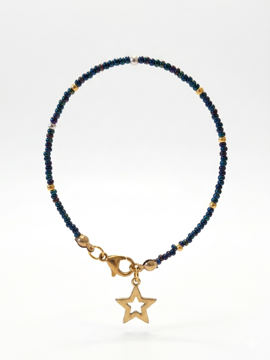Midnight Miyuki Armband