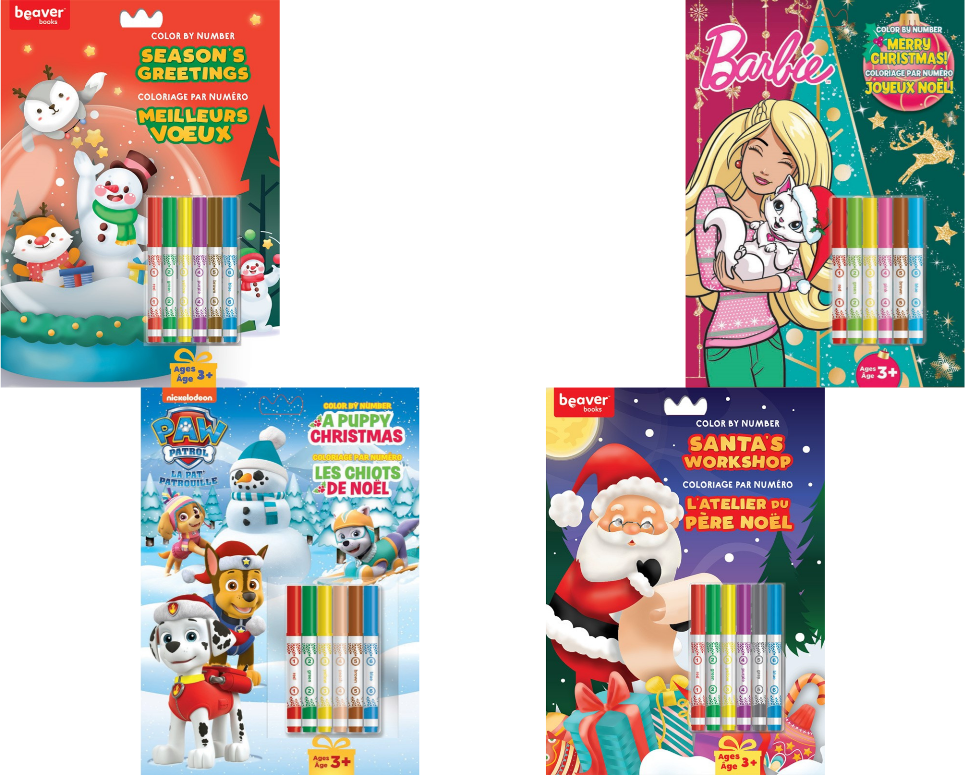 Livres à colorier - Noël