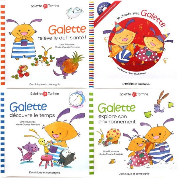 Livres Galette et Tartine - Boîte mixte