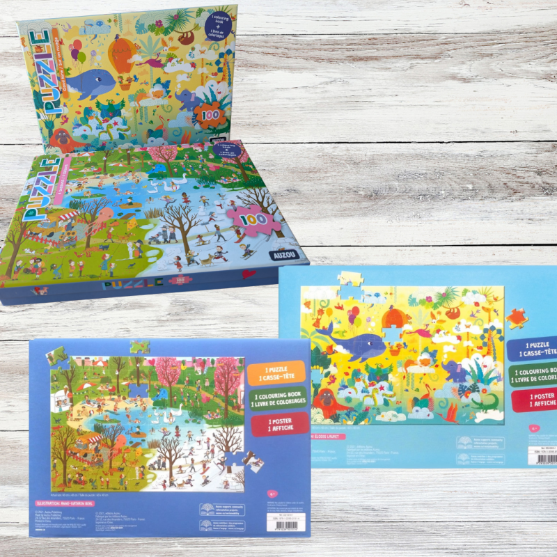 Casse-tête éducatif - 100 morceaux  (Corpo)