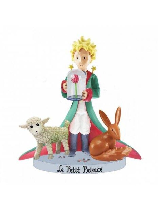 Figurine Le Petit Prince - Mouton et renard - 20 cm
