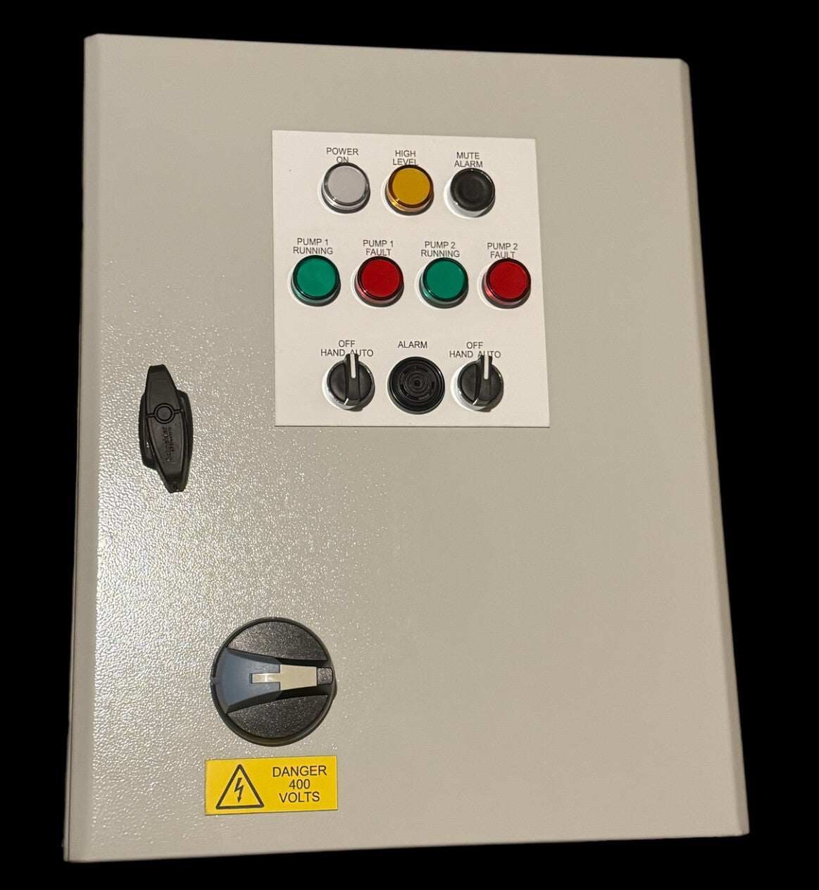Control Panel, Metal, DOL, Dual Pump, 3-phase, 1–4kW, VFC