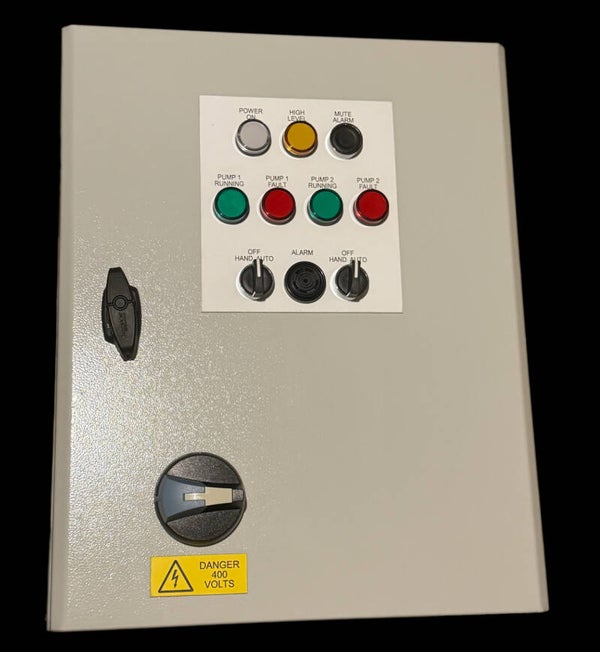Control Panel, Metal, DOL, Dual Pump, 3-phase, 1–4kW, VFC