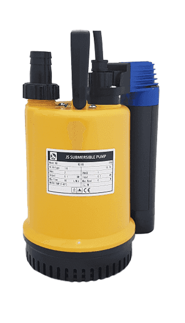 JS RS100 Light Duty Drainage Pump 110v (Automatic c/w AGMA 22 Float Switch)