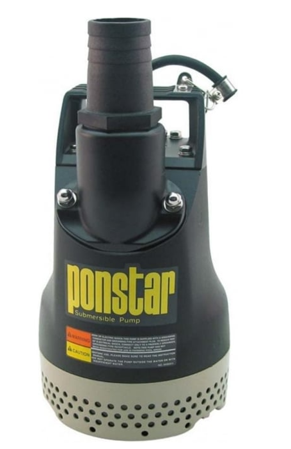 KOSHIN Ponstar PX-55022 Heavy Duty Submersible Dirty Water Pump 230v (Manual)