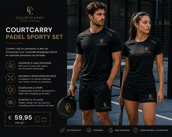 Padel shirt en broek high fleece v1
