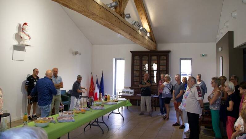 Réception à la mairie