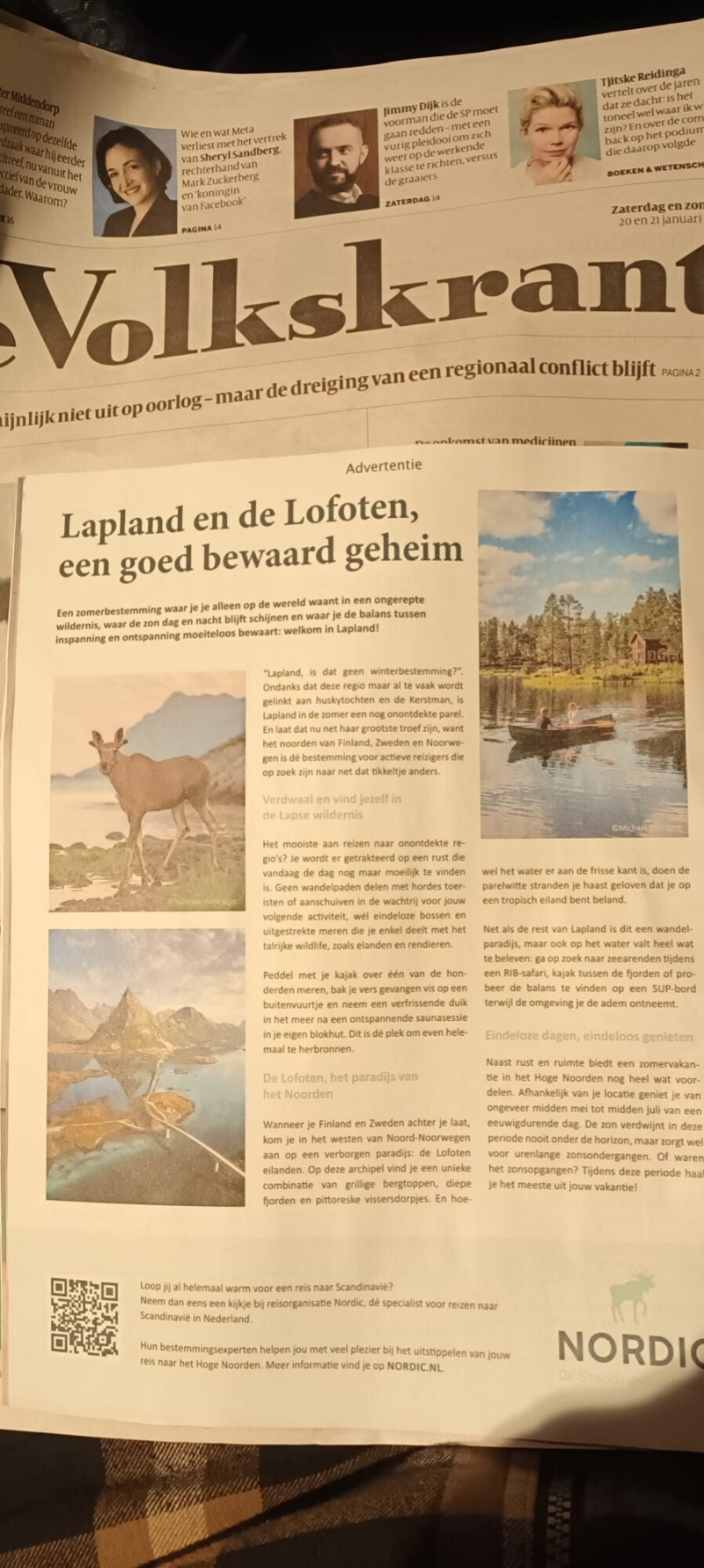 De Volkskrant en Nordic verklapten vandaag ons goed bewaarde geheim!