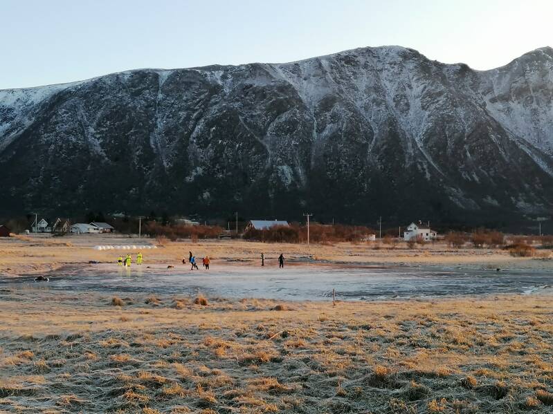 schaatsen op de Lofoten