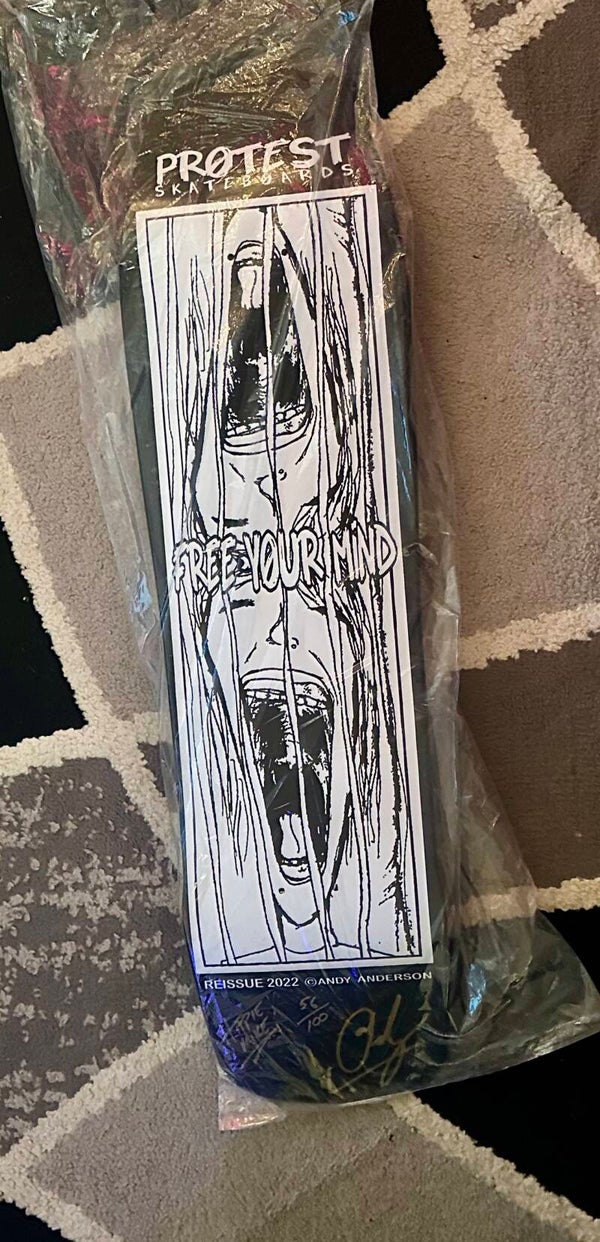 Protest - Andy Anderson Free your Mind (Signed)