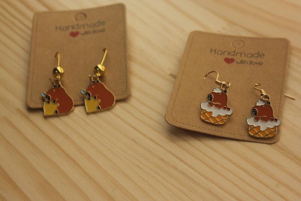 Ref. 26020005 - Pendientes CAPIBARA