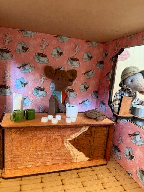 Chocolade balie of bed