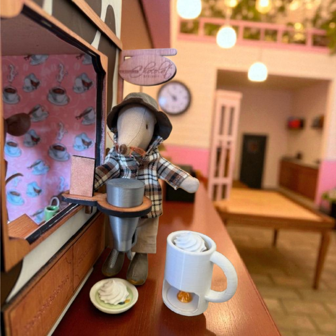 Hot chocolademelk kop