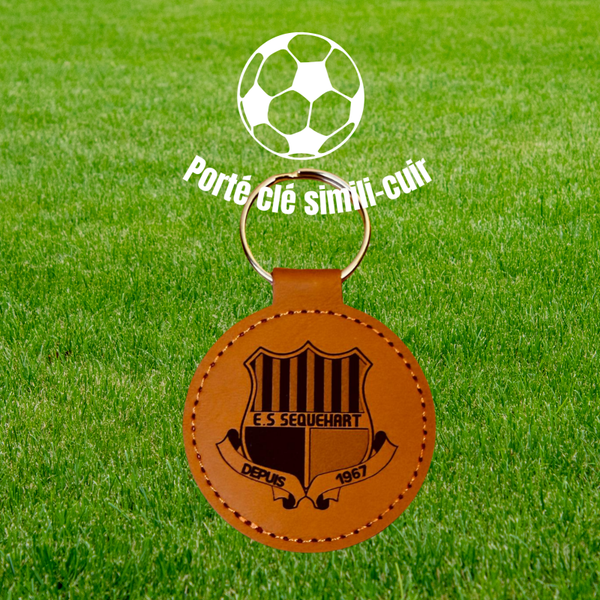 Porte clé simili cuir - FOOT