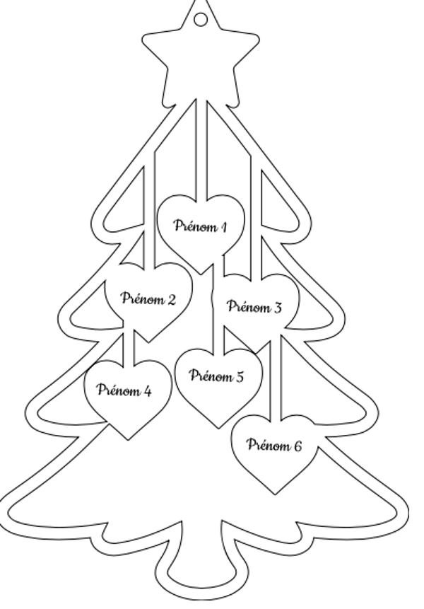 Le sapin de Famille - à 6 !
