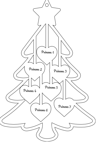 Le sapin de Famille - à 7 !