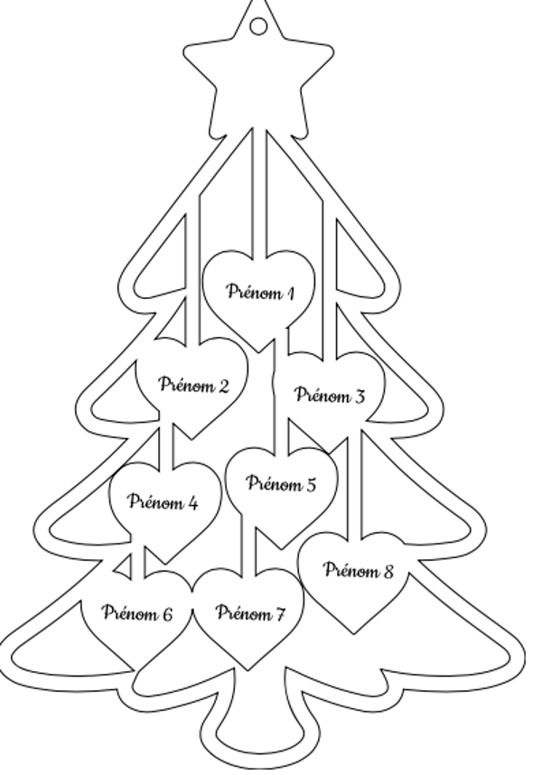 Le sapin de Famille - à 8 !