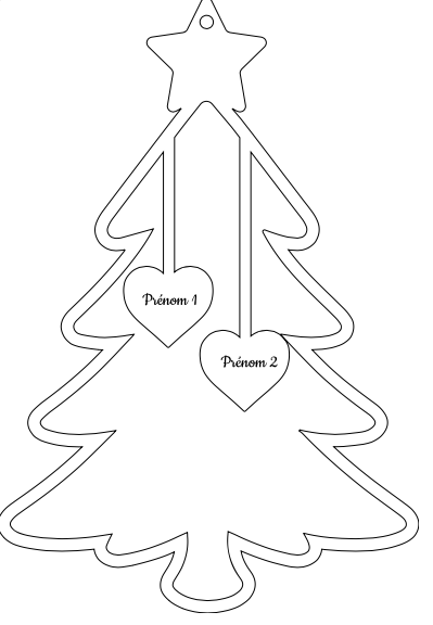 Le sapin de Famille - à 2 !