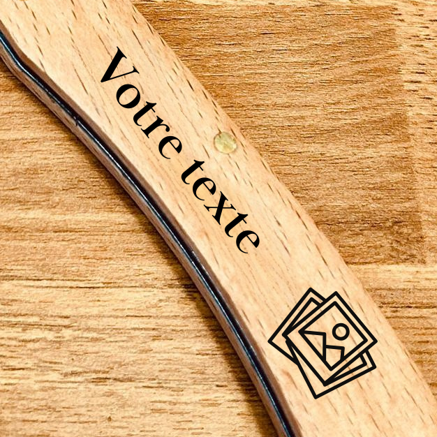 Couteau personnalisé Texte et image