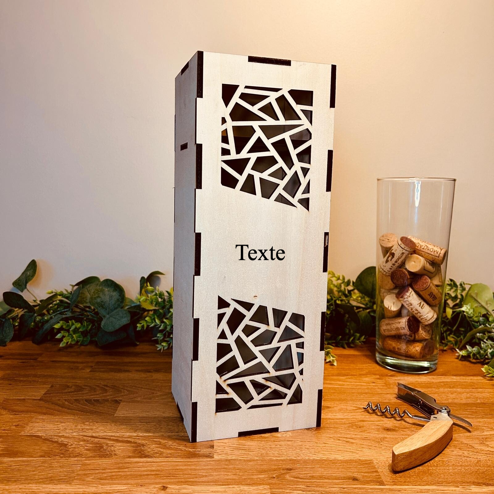 Coffret de vin personnalisé Stylisé