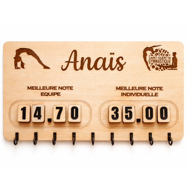 Porte médailles 5 "Gymnastique"