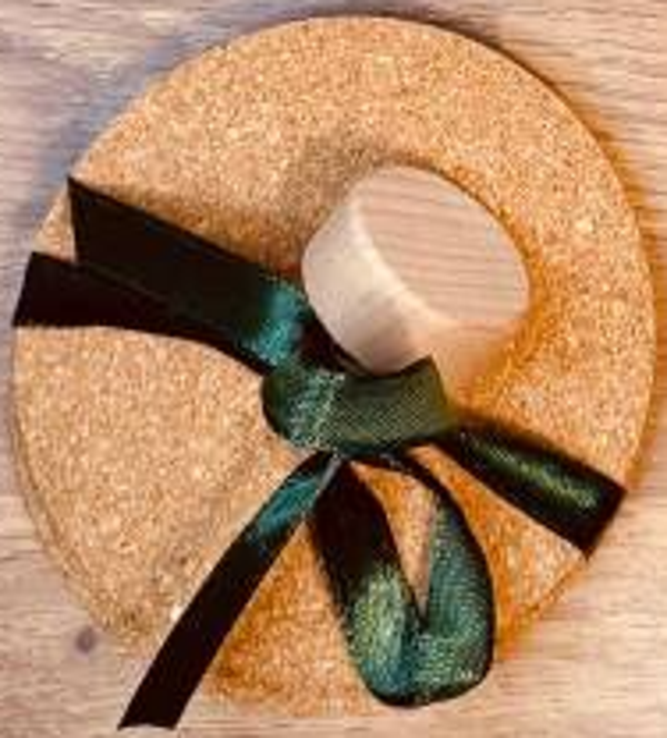 Pack 4 dessous de verres et 1 bouchon