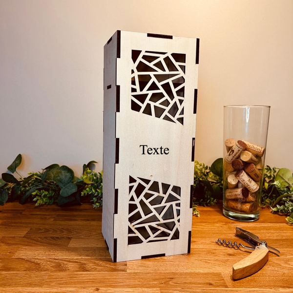 Coffret de vin personnalisé Stylisé