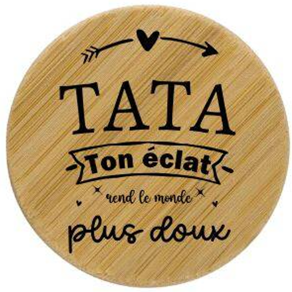 Miroir "Ton éclat rend le monde plus doux"