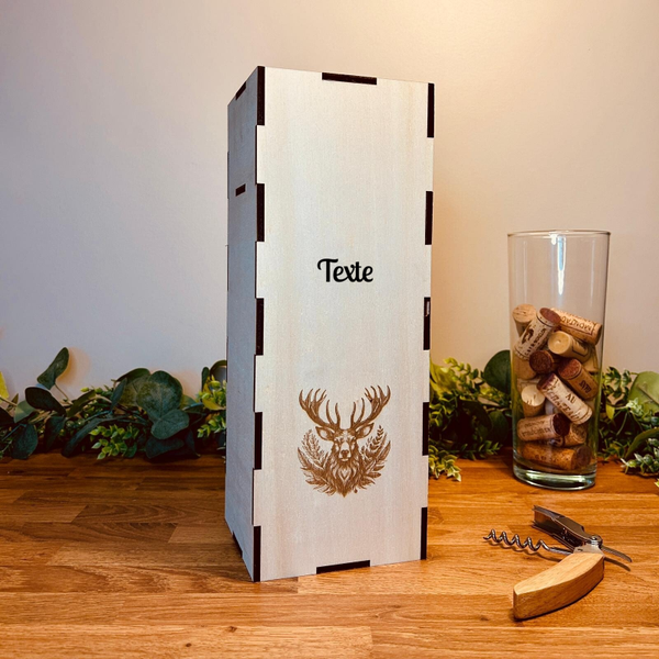 Coffret de vin personnalisé à créer