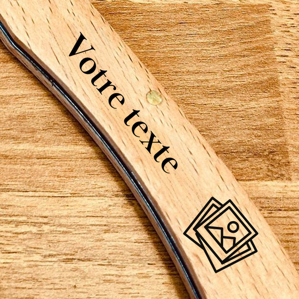 Couteau personnalisé Texte et image