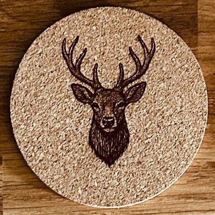 Dessous de verre "Cerf"