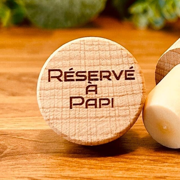 Bouchon "Réservé à papi"