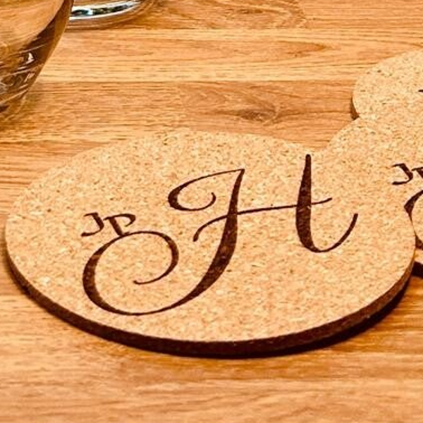 Dessous de verre "Initiale"