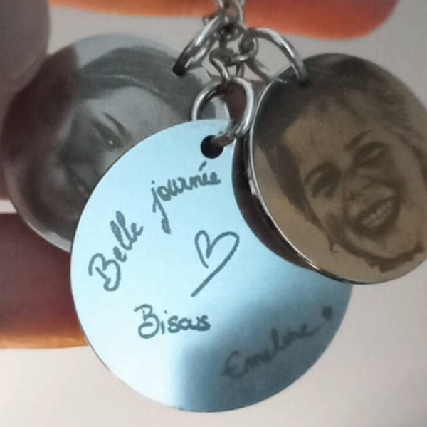 Le porte clé à messages - 1 plaque