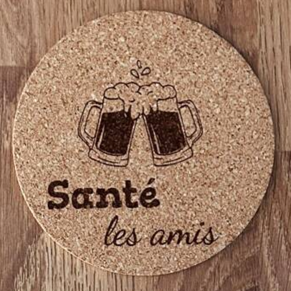 Dessous de verre "Santé"