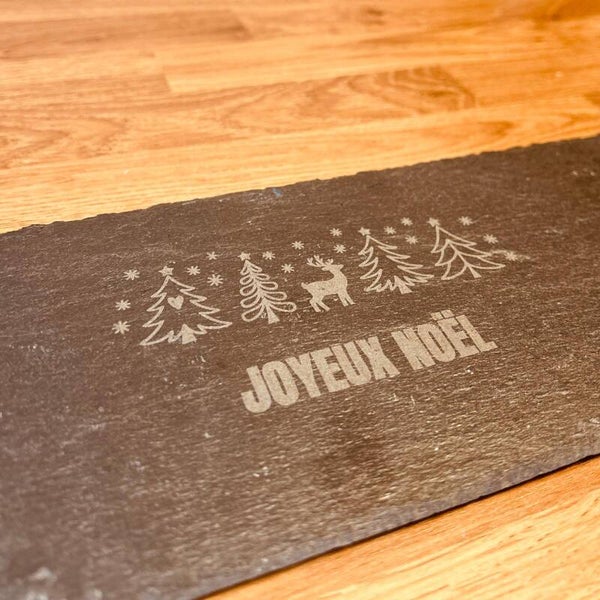 Planche ardoise de Noël - Joyeux Noël